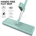 Dry Wet Flat Floor Mop Washable Microfiber Cleaning Pads Home Floor Clean. 