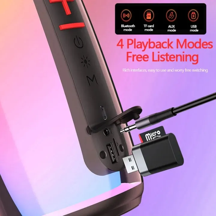 Awei%20Y528%20RGB%20Light%20Playback%20Bluetooth%205.3%20Speaker%20-%20Image%205