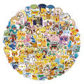 60pcs Pokemon Cartoon Stickers Cute Anime Decals For Laptop Water Bottles Skateboard Guitar. 