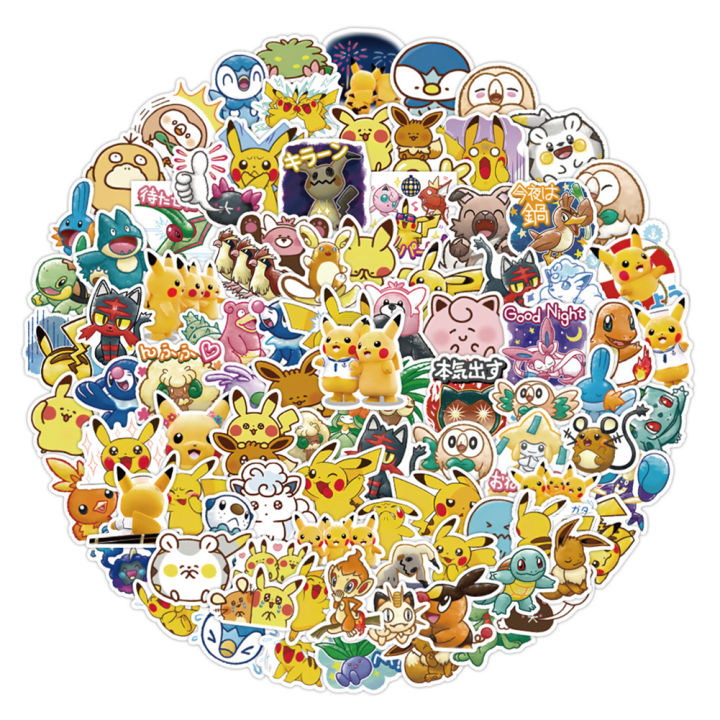 60pcs%20Pokemon%20Cartoon%20Stickers%20Cute%20Anime%20Decals%20For%20Laptop%20Water%20Bottles%20Skateboard%20Guitar%20-%20Image%208