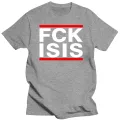 ANTI ISIS T-SHIRT S- XXL ANTI TERROR ATTACK NO WAR POLITICAL PROTEST HUNTINGER Chinese Style O-Neck T Shirt Top Tees. 