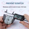 Glass Fiber Digital Caliper Measuring Tools 6″ Inch 150 mm Carbon Fiber Vernier Calipers With Large LCD Display Inch Metric Conversion Hand Tool. 