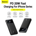 Baseus Bipow 20000mAh 20W Power Bank For Phone Samsung Huawei Type C PD Fast Charging Quick Charge 3.0 USB Powerbank External Battery.
