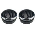 2X Knob Style 75MM A/C Air Conditioning Outlet Vent (Φ 87 / 75/22mm) for RV Bus Car Boat.