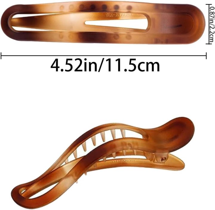 korean%20style%20hair%20claw%20Women%20%20band%20DuckBill%20claw%20Clip%20Alligator%20Hair%20Claw%20Clips%20for%20Women%20Flat%20Alligator%20Hair%20Clips%20for%20Styling%20Sectioning%20Strong%20Hold%20Matte%20Big%20Hair%20Clips%20For%20Styling%20Duckbill%20-%20Image%202