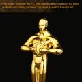 Custom Oscar Trophy Awards Small Gold Man PC Gold-Plated Team Sport Competition Craft Souvenirs Party Celebrations Gifts. 