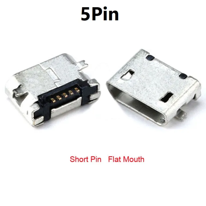 5Pcs-%205Pin%20MICRO%20USB%20SMD%20TYPE-B%20Micro%20USB%20Female%20Socket%20Type%20B%205Pin%20SMT%20SMD%20Power%20Jack%20Connector%20Panel%20Mount%20For%20Charging%20Socket%20Mobile%20LED%20Lights%20-%20Image%202
