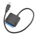 10X to USB 3.0 2.5/3.5 HDD SSD Hard Drive Converter Cable Line Adapter. 