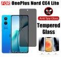 OnePlus Nord CE4 Lite Anti-Spy Tempered Glass for OnePlus Nord CE3 Lite Nothing Phone 2A Phone 1 Phone 2 Privacy Screen Protector 3 in 1 Carbon Fiber Film and Camera Protector.