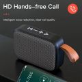 Mini Stereo Speaker Outdoor Music Subwoofer Loudspeaker Portable Wireless Bluetooth-compatible Speaker Support TF Card FM Radio. 