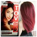 International Hair styling China product TOVCHCOLOR hair color used for male / female shade no 7.45 - 30 ml X 25.