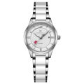 A single-piece calendar diamond-encrusted ceramic fashion watch online celebrity live waterproof student quartz ladies watch. 