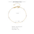 CANNER S925 Sterling Silver Bracelet For Women Stacked Wear Temperament Versatile Pearl Chains Bracelet Hand Ornament Jewelry. 