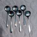 6 Pcs Stainless Steel Sup Spoon Nova Blackberry Stainless Steel Sup Spoon For Children - Sup Spoon 15 Cm Long Sup Spoon. 