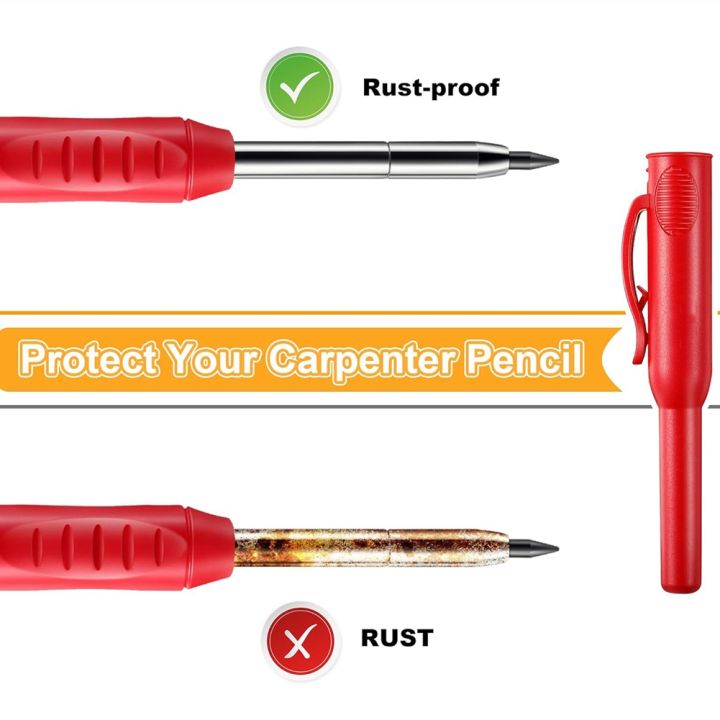 Mechanical%20Pencil%20Set%20with%204%20Mechanical%20Carpenter%20Pencils%2024%20Refills%20-%20Image%204
