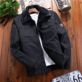 Middle-Aged People's Jacket Men's Winter Clothing Fleece-lined Thickened Leisure Warm Men's Clothing Middle-Aged and Elderly Men's Winter Dad Spring and Autumn Coat. 