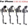 Earpiece For iPhone X XR XS Max Ear Speaker Top Sound With Light Sensor Flex Cable Repair Replacement. 