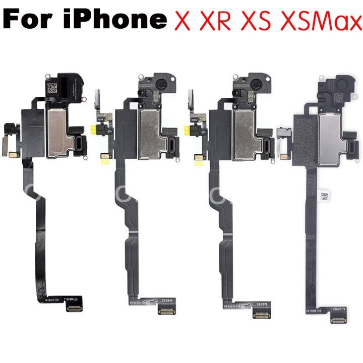 Earpiece%20For%20iPhone%20X%20XR%20XS%20Max%20Ear%20Speaker%20Top%20Sound%20With%20Light%20Sensor%20Flex%20Cable%20Repair%20Replacement%20-%20Image%202