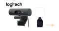 Logitech Brio 500 Full HD Webcam with Auto Light Correction,Show Mode, Dual Noise Reduction Mics, Webcam Privacy Cover, Works with Microsoft Teams, Google Meet, Zoom, USB-C Cable - Graphite. 