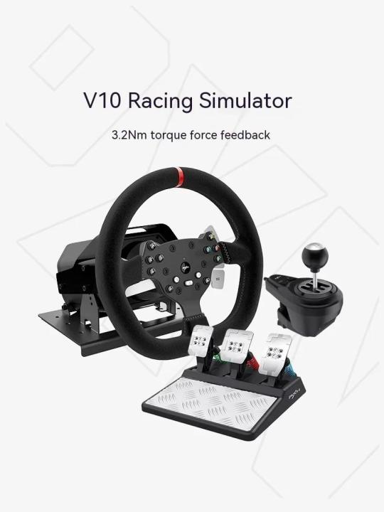 Original%20Pxn%20V10%20Gaming%20Steering%20Wheel%20Wired%20900%20Rotation%20Controller%20ForceGame%20Steering%20Wheel%20For%20Ps3/Ps4/Switch/Xbox%20Man%20Gifts%20-%20Image%202