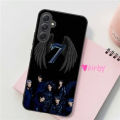 【Healer DingD】 KPOP B-BTS Mobile Cell Phone Case for Samsung Galaxy A91 70 54 53 52 34 24 21 Note 20 10 M54 Plus Ultra 5G Black Cover Funda. 