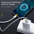 Realme Gt 5g 8 Pro X7 Narzo 30 Vooc Cable Type C 6.5A Super Fast Charge Oppo Find X3 Pro Neo Reno 6 65w Supervooc Superdart.