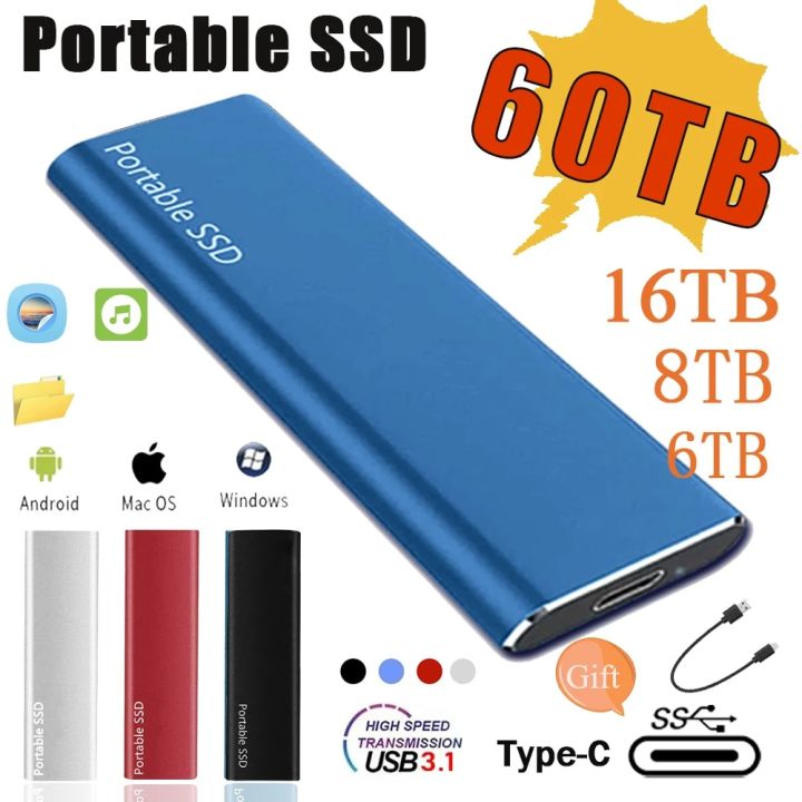Original SSD 1TB External Hard Drive High-Speed Solid-State Disk