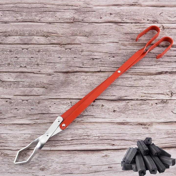 2X%20BBQ%20Charcoal%20Tong%20Barbecue%20Carbon%20Clamp%20Aluminum%20Plier%20Grilled%20Food%20Clip%20Portable%20Tongs%20Barbecue%20Accessories%2050.8cm%20-%20Image%204
