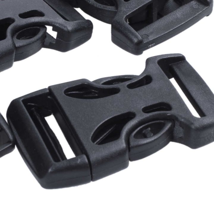 8Pcs%20Plastic%20Side%20Quick%20Release%20Buckles%20Clip%20for%2025mm%20Webbing%20Band%20Black%20-%20Image%206