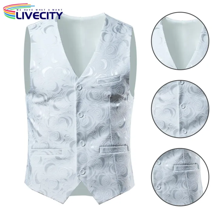 Business%20Waistcoat%20Sleeveless%20Plus%20Size%20Vintage%20Men%20Vest%20Coat%20-%20Image%202