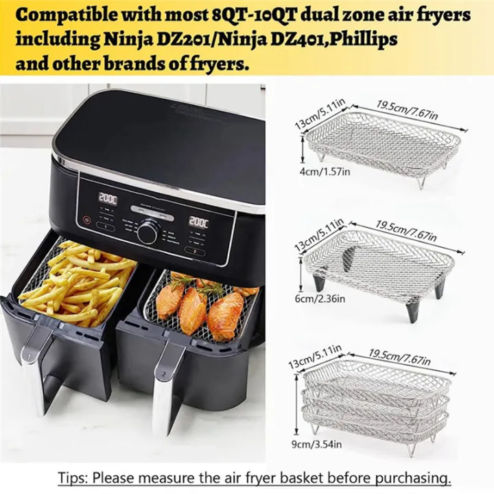 Air%20Fryer%20Rack%20For%20Dual%20Air%20Fryer,%20Stackable%20Stainless%20Steel%20Dehydrator%20Rack,%20Rectangle%20Air%20Fryer%20Spare%20Parts%20-%20Image%205