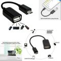 Micro USB Male host to USB Female OTG Adapter Cable For Android Phones Tablet PC. 