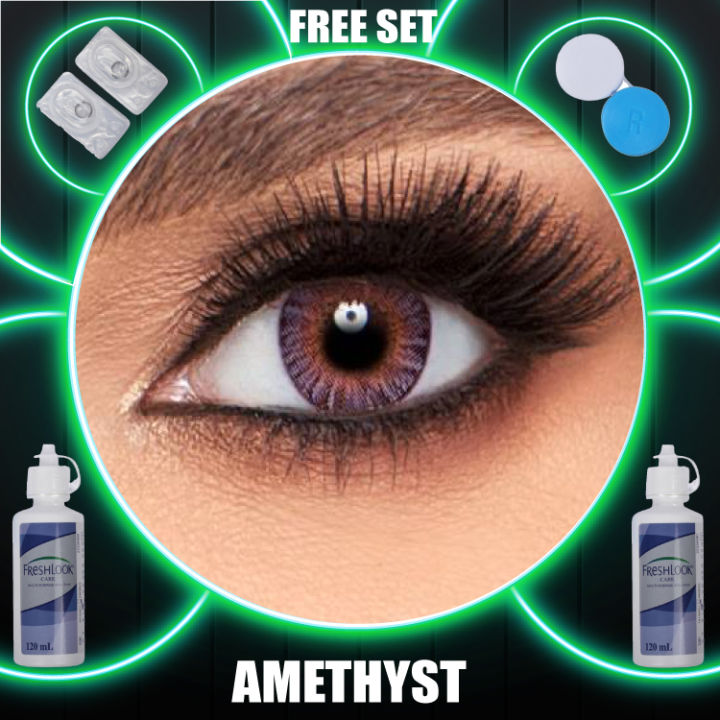 Freshlook Amethyst Contact Lens(Full Set)