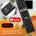 【Daily Deals】 Remote Control RMT-TX300E for Sony Bravia TV KD43X7000E KD-43X7000E KD43X7000F with Netflix and YouTube Keys.