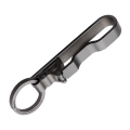 Titanium Belt Buckle Titanium Waist Clip Keychain Replacement Key Ring Holder Outdoor Portable Tools. 