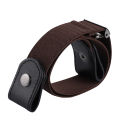 Elastic Invisible Belt Woven Fabric Traceless Unisex Waist Belt Fashionable Jean Belt Dropshipping. 