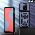 Phone case For Redmi A3 Back cover Hard Armor Shockproof Camera Protection Bracket Navigation Holder Ring Cover For Mi Xiaomi Redmi A3 Cover cases.