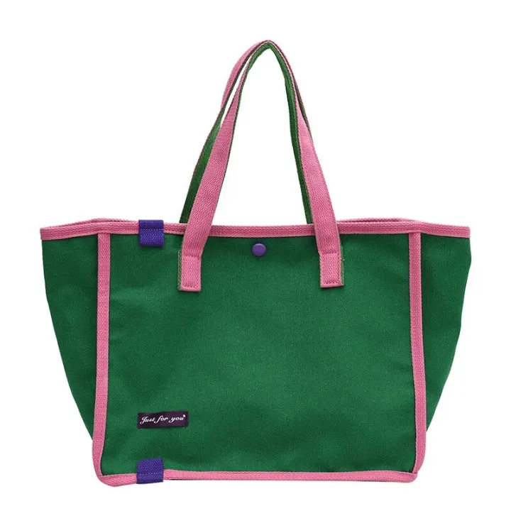 Personalised%20Contrast%20Canvas%20Tote%20Bag%20Custom%20Embroidered%20Large%20Capacity%20Shoulder%20Bag%20Outdoors%20Portable%20Bento%20Bag%20Gift%20-%20Image%208