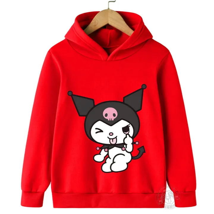 Kawaii%20Kuromi%20Hoodie%20For%20Girls%20Long%20Sleeve%20Sweatshirts%20Children%20Spring%20Autumn%20Sanrio%20Cartoon%20Kids%20Casual%20Hooded%20Pullover%20Tops%20-%20Image%205