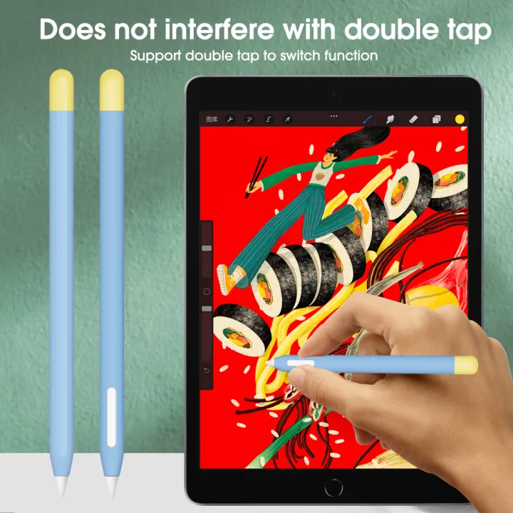 Stylus%20Cover%20Silicone%20Pen%20Case%20For%20Apple%20Pencil%20Matching%20Stylus%20Non-slip%20Cover%20For%20iPencil%202nd%20-%20Effortless%20Usage%20-%20Image%206