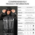 WEST BIKING Cycling Raincoat Waterproof Windproof Raincoat Reflective MTB Road Bike Cycling Jacket Pants Suit Men Women Clothes.