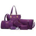 6PCS/SET Women Handbags Shoulder Crossbody Bag Purse Wallet Women Envelope Messenger Bags Female Composite Bag Fashion.
