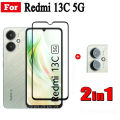 Redmi 13C Tempered Glass for Redmi A3 Turbo 3 13C 5G 4G Anti Blue Tempered Glass and Camera Lens Film. 