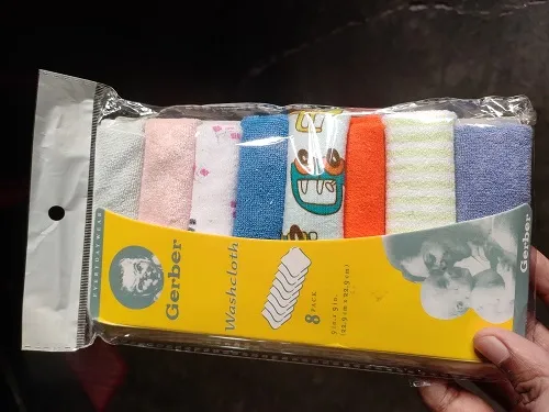 Baby%20Handkerchief%20Rumal%20Soft%20Cotton%20Newborn%20Baby%20Towels%20Set%20-%208pcs/Pack%20-%20Image%205