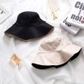 【beauty code store】New Bucket Hat Spring Summer Brim Sun Visor Hats Women Panama Caps Two-Side Wear Foldable Portable Bucket. 