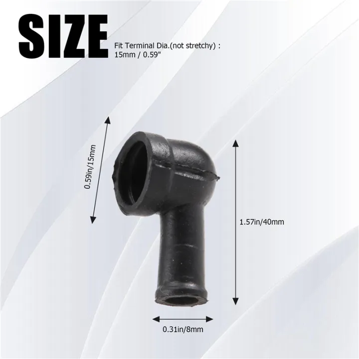 8%20Pcs%2015mm%20x%208mm%20Black%20PVC%20Battery%20Terminal%20Insulating%20Covers%20Boots%20-%20Image%206