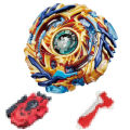 B-X TOUPIE BURST BEYBLADE SPINNING TOP B73 God Valkyrie / Genesis Valtryek STARTER With Grip LR Launcher.