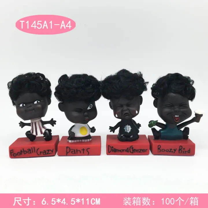 Cross-Border%20Foreign%20Trade%20Cartoon%20Vinyl%20Black%20Doll%20Shaking%20Head%20Expression%20Happy%20and%20Sad%20Doll%20Children's%20Room%20Car%20Interior%20Decoration%20-%20Image%202