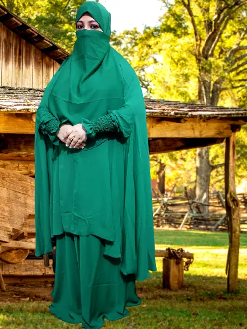Fashionable%20stylish%20Dubai%20Cherry%20Clothes%20Full%20Set%20Khimar%20Borka%20With%20Scart%20Muslim%20Wear%20For%20Women%20-%20Image%203