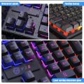 V2S KM200 Universal Combo Bundle Wired Gaming With RGB Backlight Key Mechanical Keyboard And Mouse Set. 